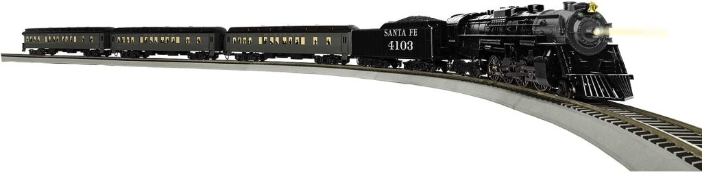 Lionel Santa Fe Cajon Flyer 2-8-4 Set with Bluetooth Capability, HO Gauge Model Train Set with Remote
