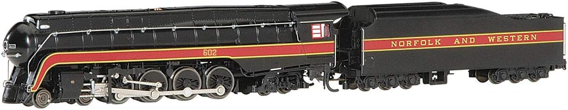 Bachmann Trains - Norfolk  Western Class J 4-8-4 DCC Sound Value Equipped Steam Locomotive - NW #602 - N Scale, 53251