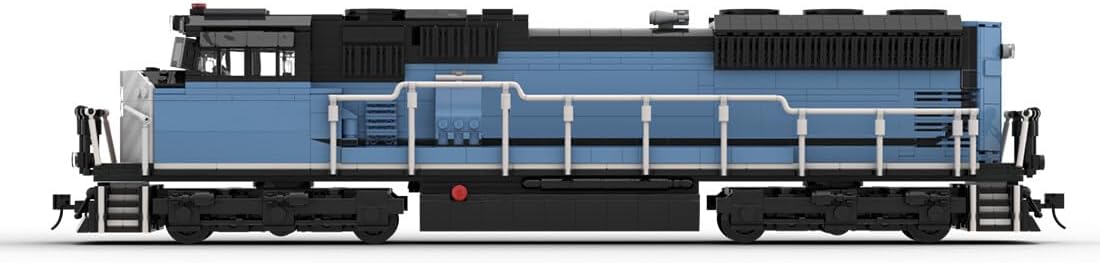 Jetlet SD70MACH Train Building Blocks Set, Metra Train Remote Control Train Model, Train Set for Display, Ideal Gifts for Train Lovers, Compatible with Lego (2148PCS)