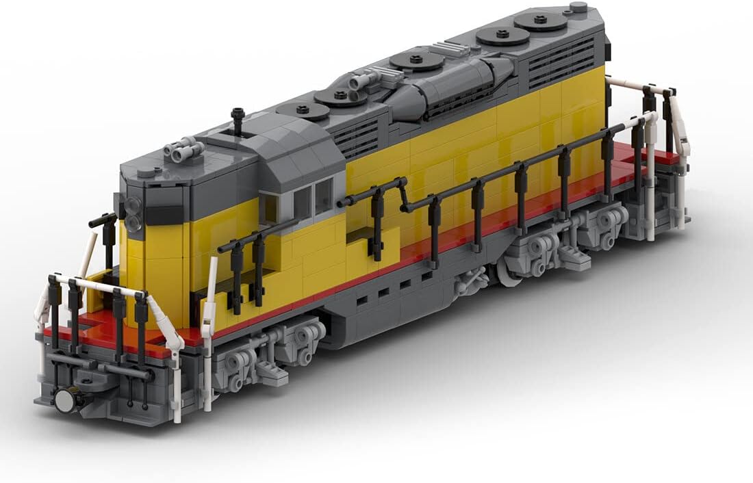 Topoo RC Train Locomotive for Union Pacific Building Kit with Motor, Dynamic Train Model Building Toy Set Compatible with Lego Train 1344 Pcs MOC-79699