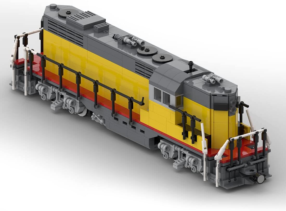 Topoo RC Train Locomotive for Union Pacific Building Kit with Motor, Dynamic Train Model Building Toy Set Compatible with Lego Train 1284 Pcs MOC-79698
