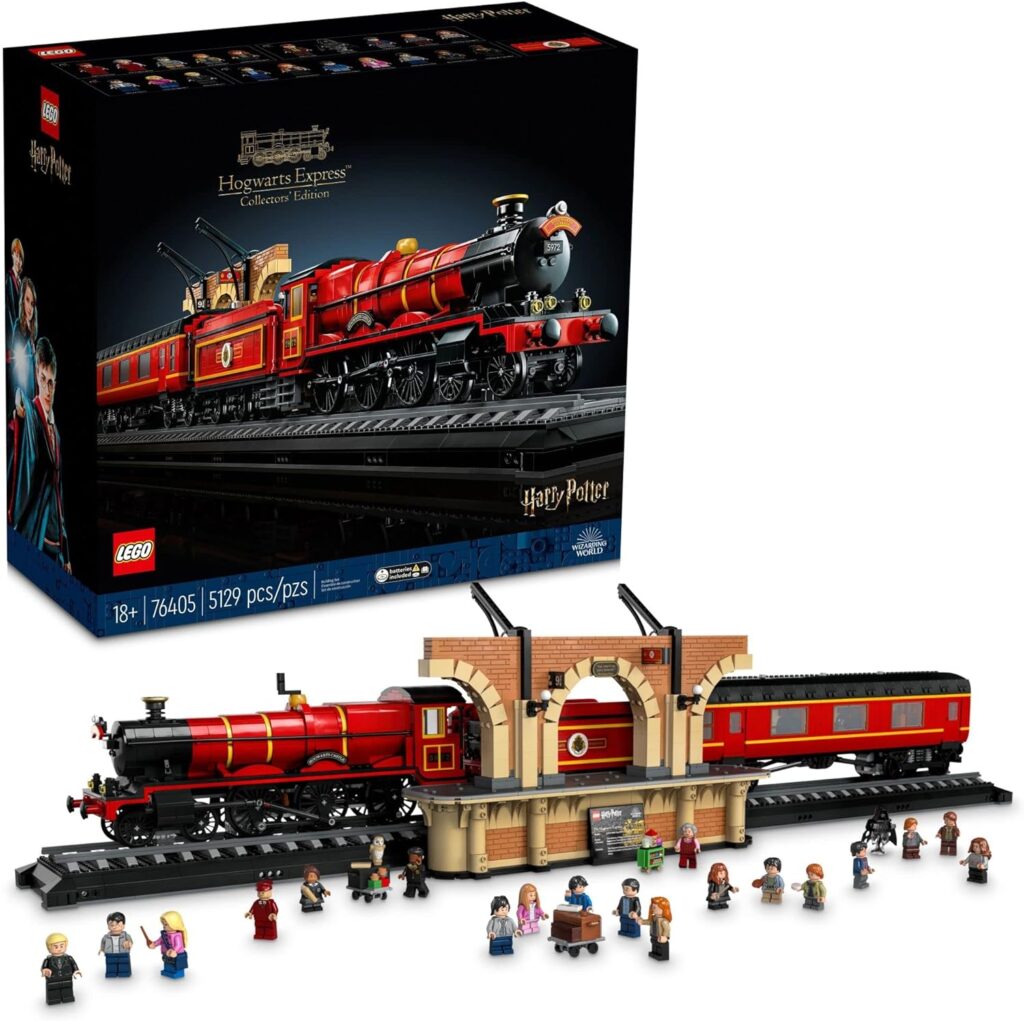 LEGO Harry Potter Hogwarts Express – Collectors Edition 76405, Iconic Replica Model Steam Train from The Films, Collectible Memorabilia Set for Adults